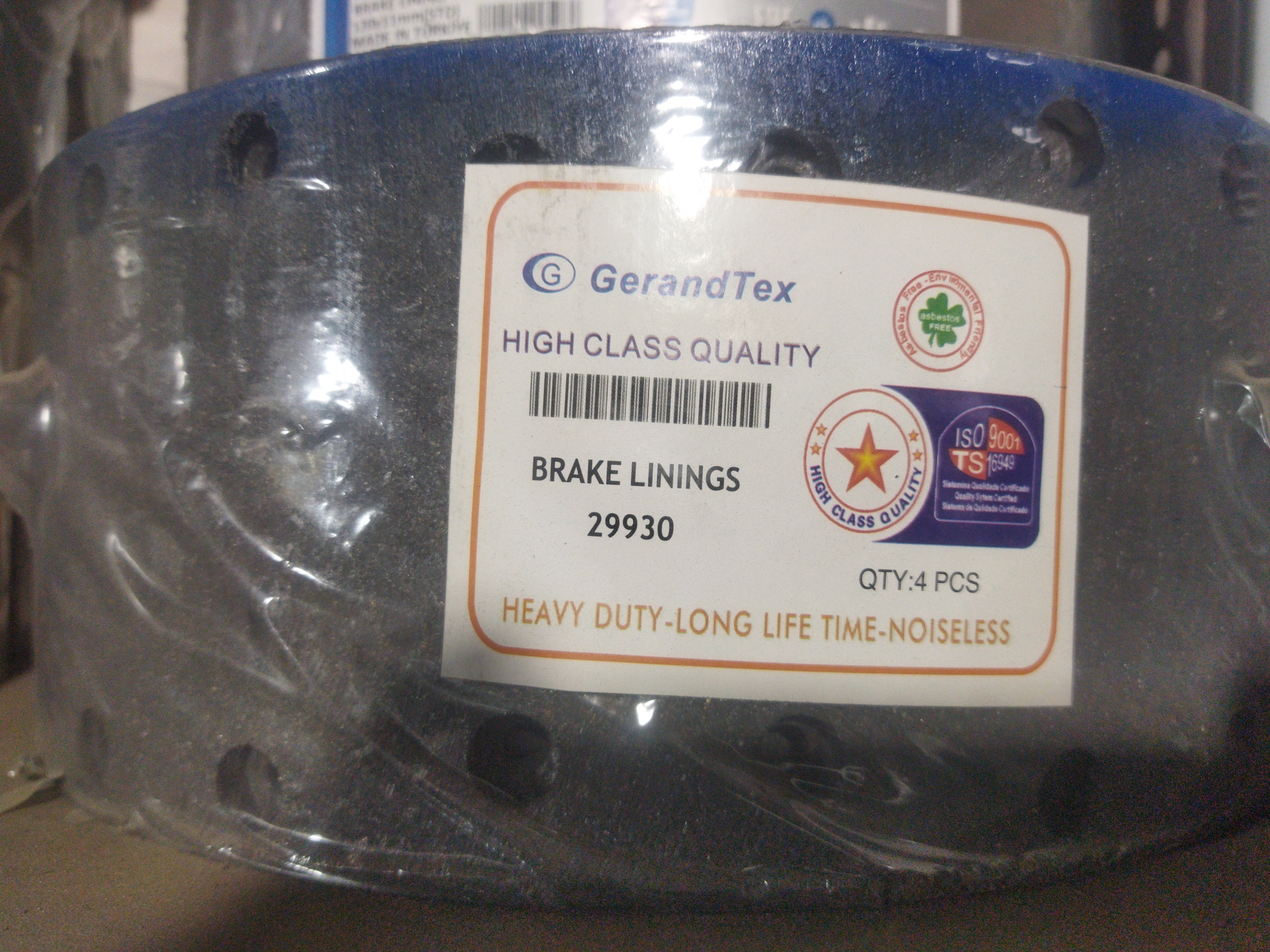 لنت ترمز ایسوزو 8 تن گرند تکس